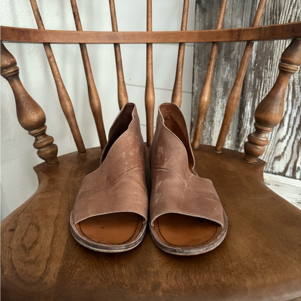Free People Brown Ankle Booties